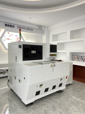 Multiplaat die 355nm-de Lasersnijmachine van PCB met Automatische het Plaatsen Functie snijden