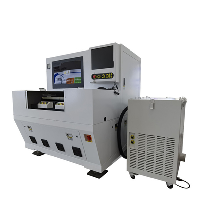 Dubbele de Lasersnijmachine van PCB van Worktables AC220V voor Ceramisch Silicium